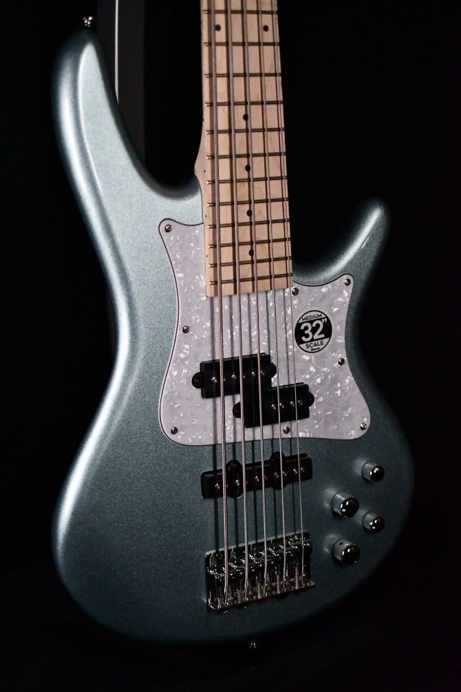Ibanez SRMD205-SPN Mezzo 5-String Bass Sea Foam Pearl Green #944