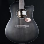 Ibanez AAM70CE-TBN Transparent Charcoal Burst w/ Low Gloss Top #719