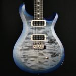 PRS S2 Custom 24-08 Quilt Top Satin Nitro Faded Gray Black Blue Burst #146