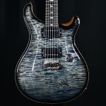 PRS Custom 24 One Piece 10-Top Faded Whale Blue w/ Black Micro Burst Employee Guitar 2021
