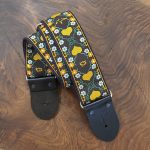 PRS 2.5” Retro Guitar Strap, Floral, Yellow