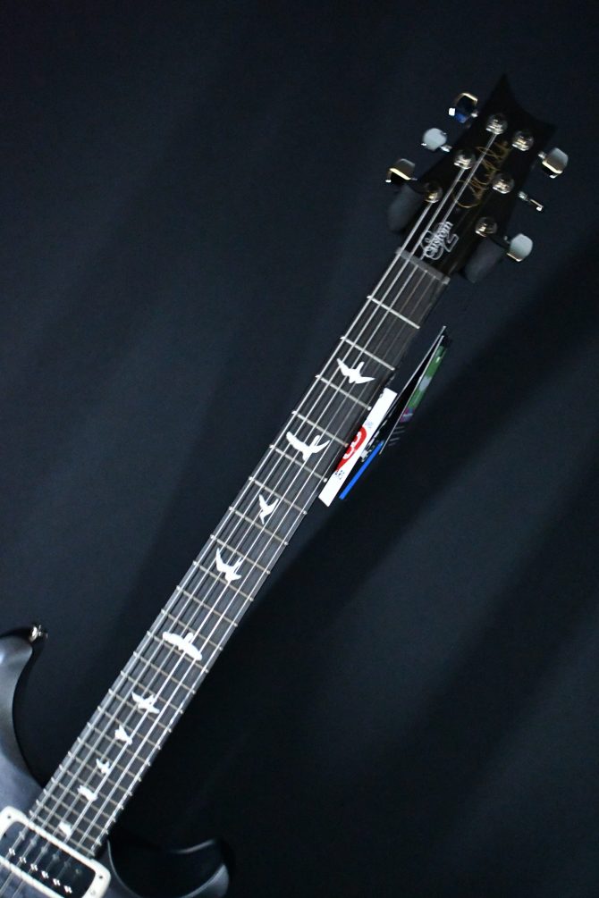 PRS S2 Custom 24-08 Quilt Top Satin Nitro Faded Gray Black Burst #144