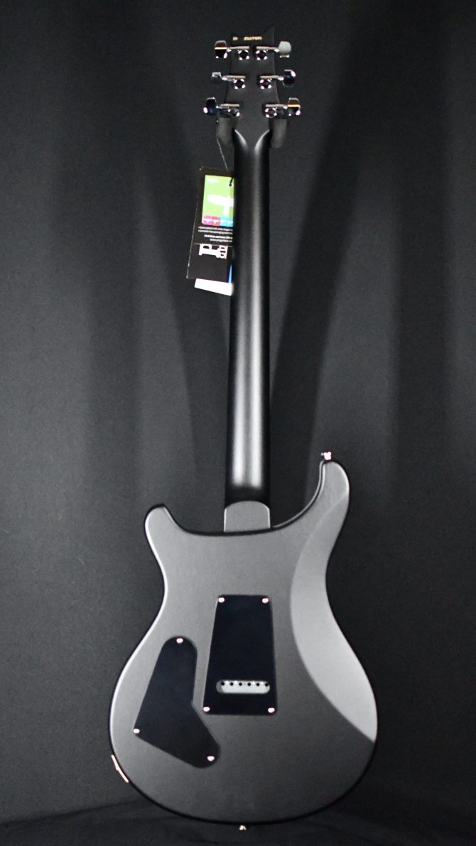 PRS S2 Custom 24-08 Quilt Top Satin Nitro Faded Gray Black Burst #144