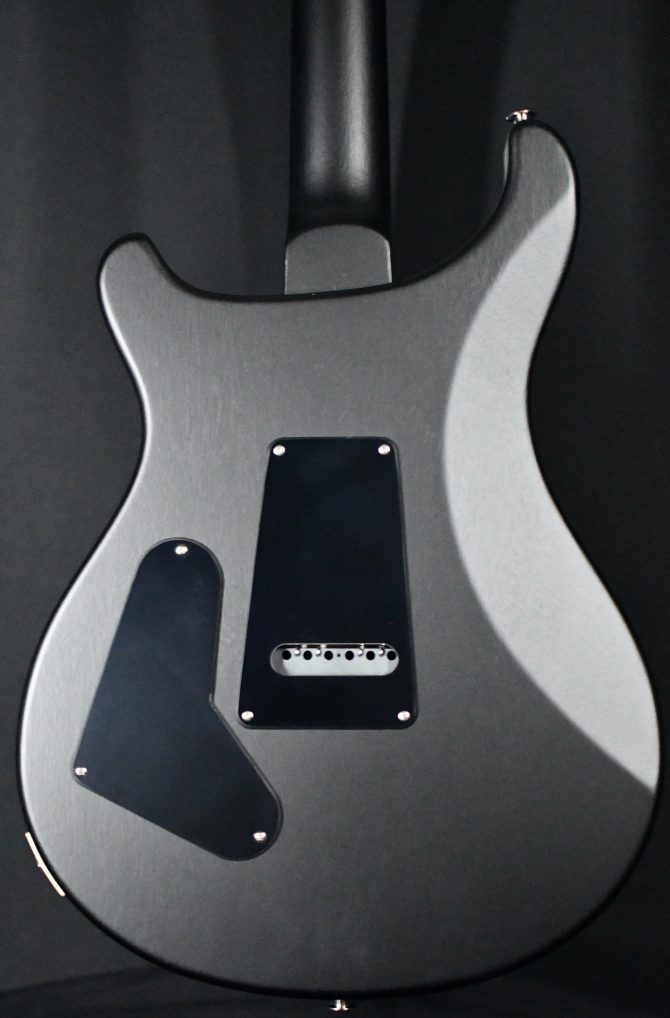 PRS S2 Custom 24-08 Quilt Top Satin Nitro Faded Gray Black Burst #144
