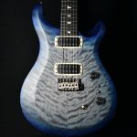PRS S2 Custom 24-08 Quilt Top Satin Nitro Faded Gray Black Blue Burst #154