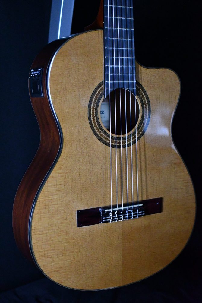 Ibanez GA6CE-AM Amber High Gloss Classical Guitar #499