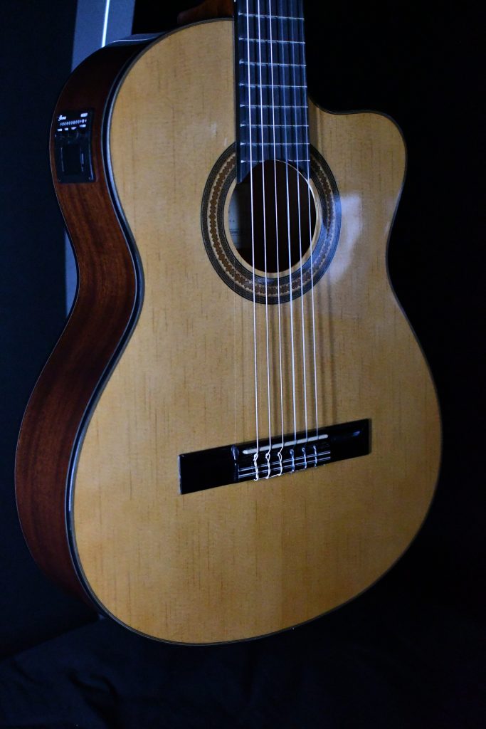 Ibanez GA6CE-AM Amber High Gloss Classical Guitar #016