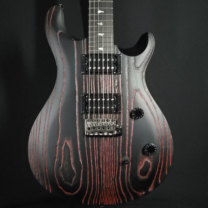 PRS SE Swamp Ash CE 24 Limited Edition Sandblasted Red #105