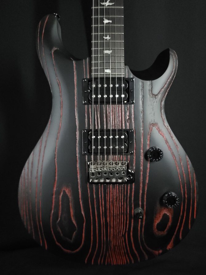 PRS SE Swamp Ash CE 24 Limited Edition Sandblasted Red #105