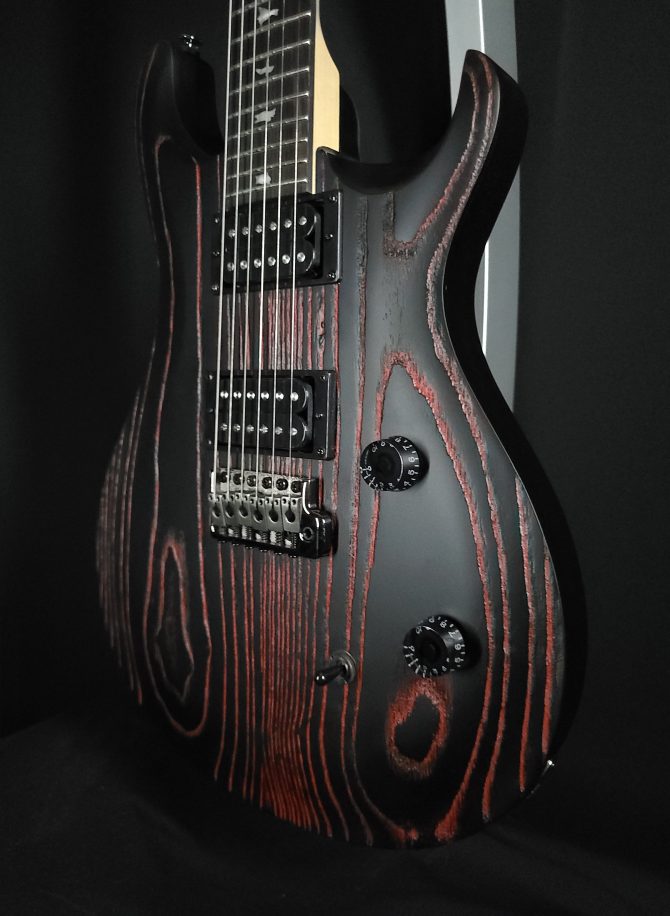 PRS SE Swamp Ash CE 24 Limited Edition Sandblasted Red #105