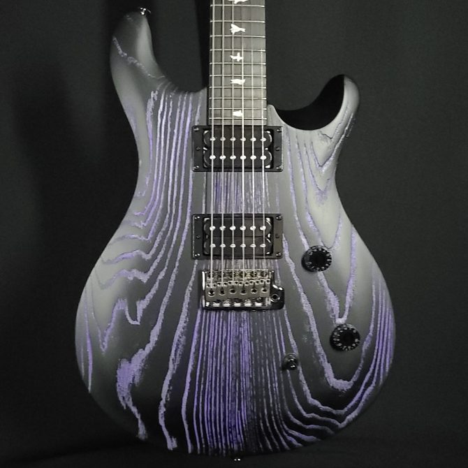 PRS SE Swamp Ash CE 24 Limited Edition Sandblasted Purple #871