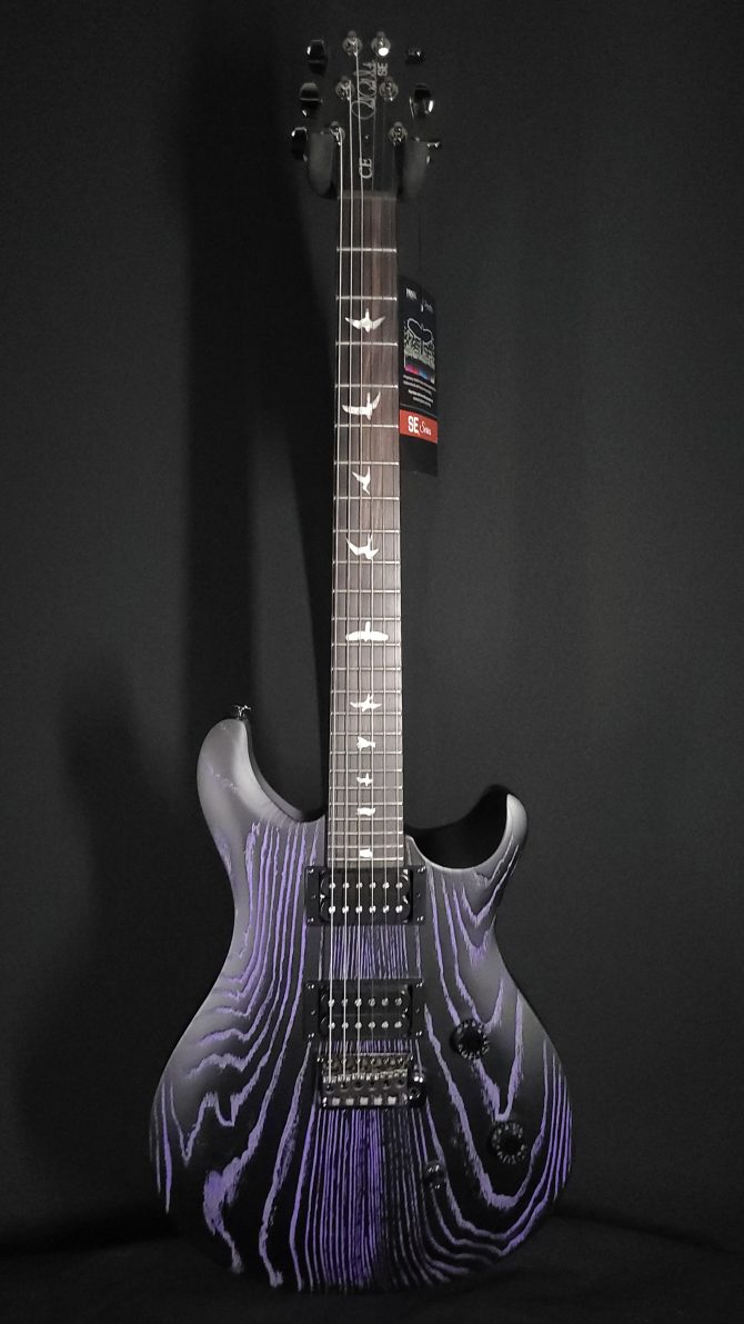 PRS SE Swamp Ash CE 24 Limited Edition Sandblasted Purple #871
