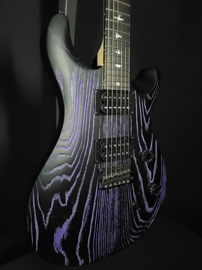 PRS SE Swamp Ash CE 24 Limited Edition Sandblasted Purple #871