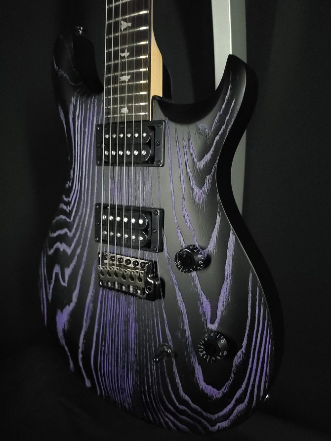 PRS SE Swamp Ash CE 24 Limited Edition Sandblasted Purple #871