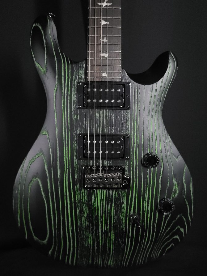 PRS SE Swamp Ash CE 24 Limited Edition Sandblasted Green #304