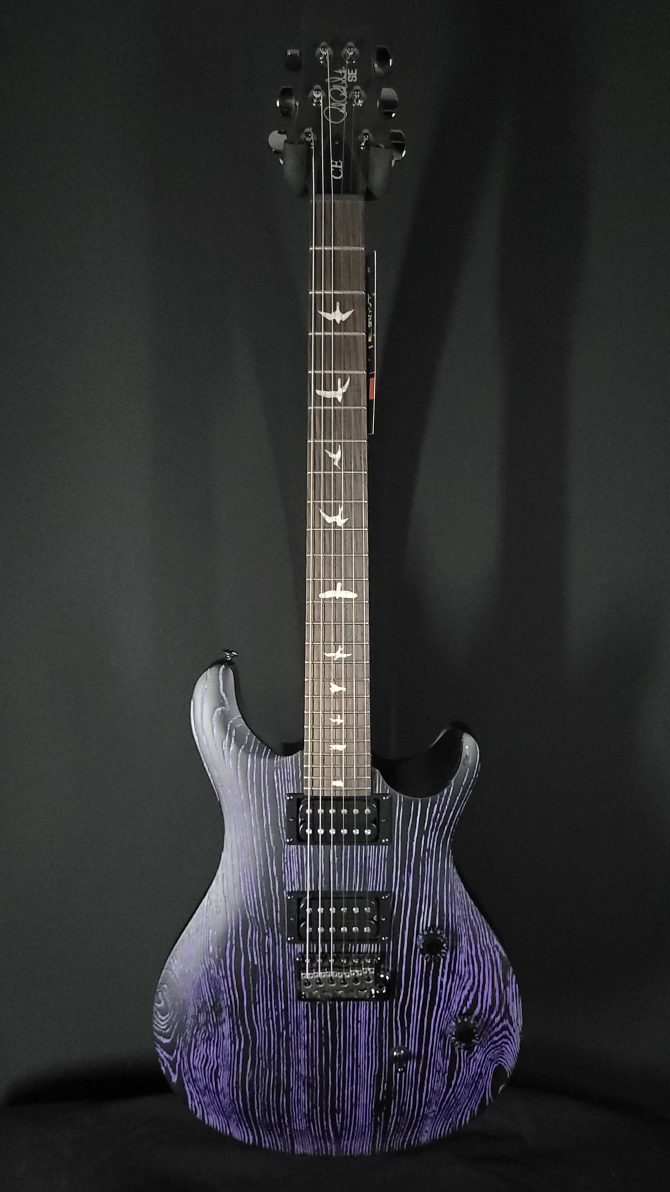 PRS SE Swamp Ash CE 24 Limited Edition Sandblasted Purple #227