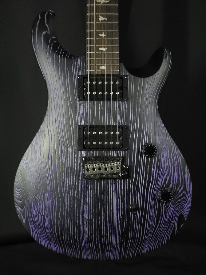 PRS SE Swamp Ash CE 24 Limited Edition Sandblasted Purple #227