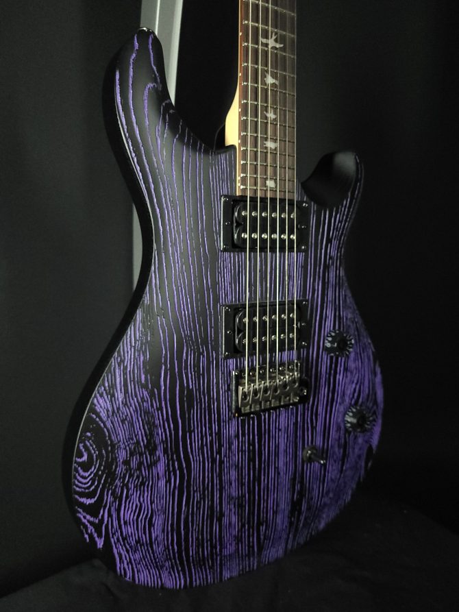 PRS SE Swamp Ash CE 24 Limited Edition Sandblasted Purple #227