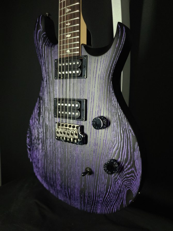 PRS SE Swamp Ash CE 24 Limited Edition Sandblasted Purple #227