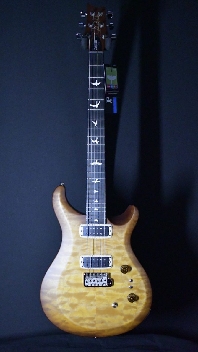 PRS S2 Custom 24-08 Quilt Top Satin Nitro Honey #150