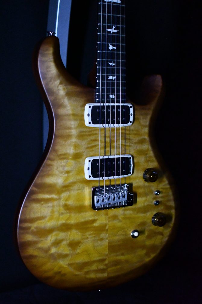 PRS S2 Custom 24-08 Quilt Top Satin Nitro Honey #150