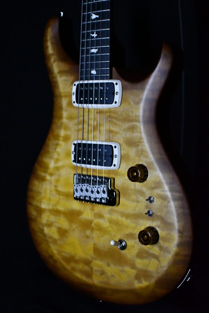PRS S2 Custom 24-08 Quilt Top Satin Nitro Honey #150