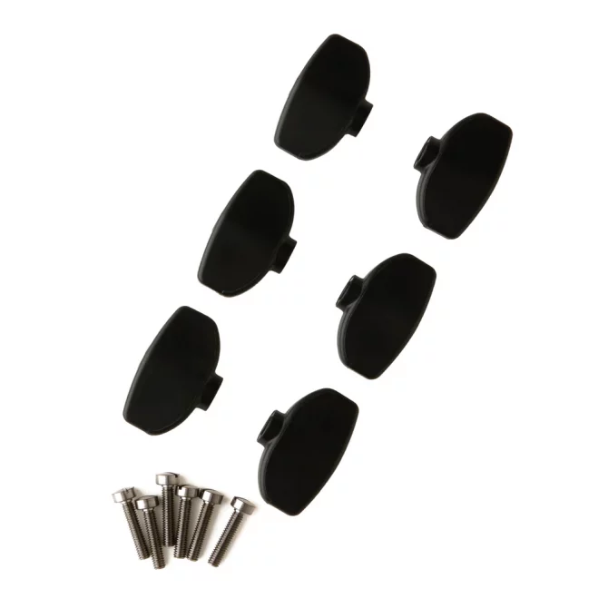 PRS Phase III Wing Tuner Buttons Black Set of 6