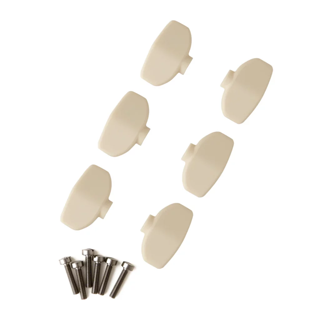 PRS Phase III Wing Tuner Buttons Ivory Set of 6