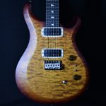 PRS S2 Custom 24-08 Quilt Top Satin Nitro Dark Cherry Sunburst #152