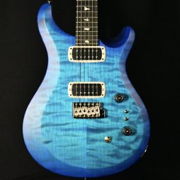 PRS S2 Custom 24-08 Quilt Top Satin Nitro Dark Lake Blue #931