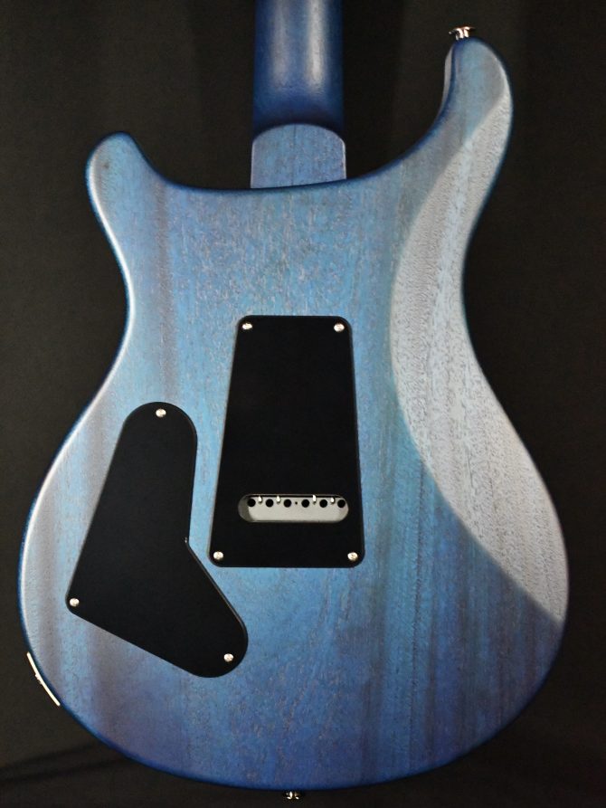 PRS S2 Custom 24-08 Quilt Top Satin Nitro Dark Lake Blue #159