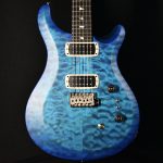 PRS S2 Custom 24-08 Quilt Top Satin Nitro Dark Lake Blue #145