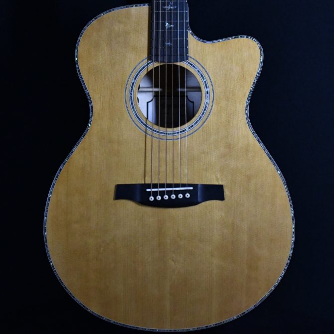 PRS A50E Angelus Black Gold Acoustic Guitar #518