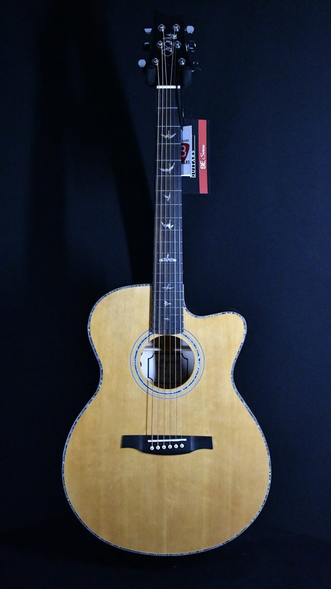 PRS A50E Angelus Black Gold Acoustic Guitar #518
