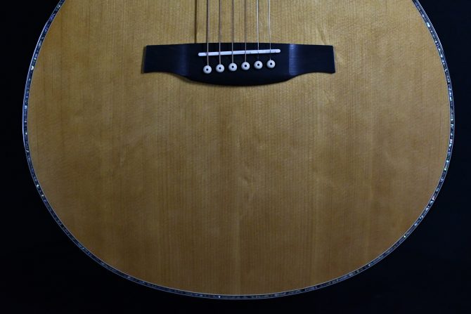PRS A50E Angelus Black Gold Acoustic Guitar #518