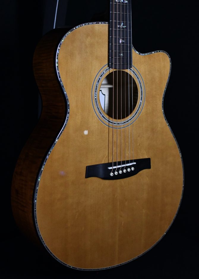 PRS A50E Angelus Black Gold Acoustic Guitar #518