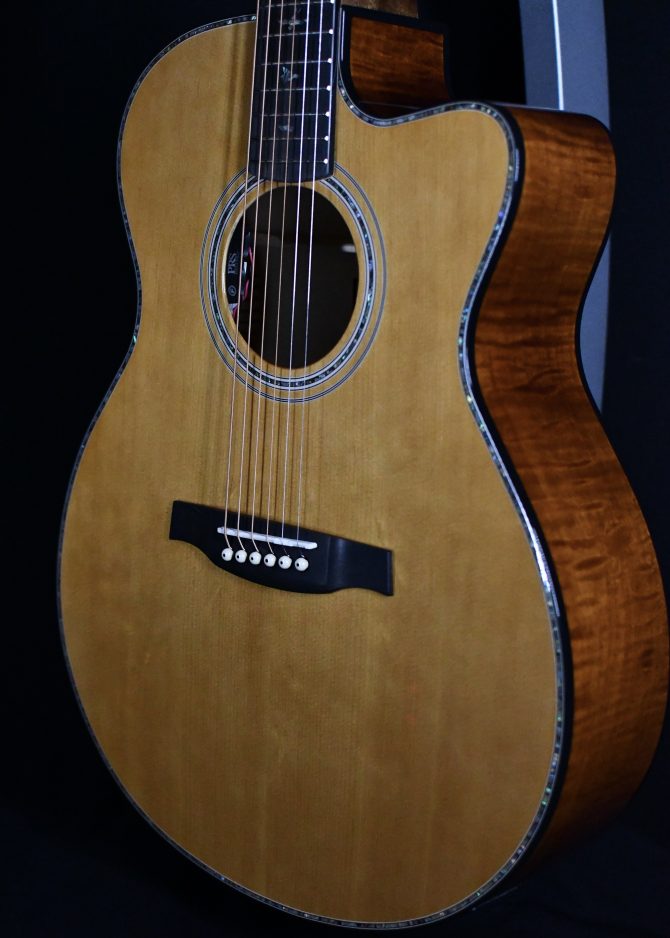 PRS A50E Angelus Black Gold Acoustic Guitar #518