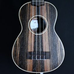 Kala Striped Ebony Soprano Ukulele KA-EBY-S #403