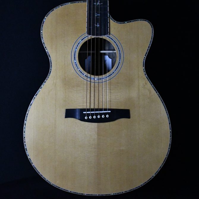 PRS SE A60E Angelus Natural Acoustic Guitar #690