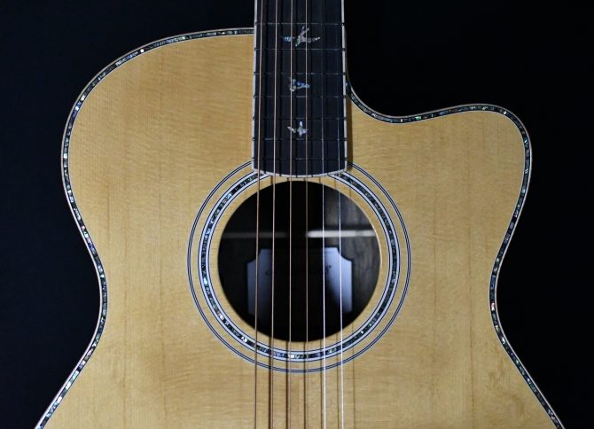 PRS SE A60E Angelus Natural Acoustic Guitar #690