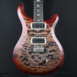 PRS S2 Custom 24-08 Quilt Top Satin Nitro Faded Gray Black Cherry Burst #140