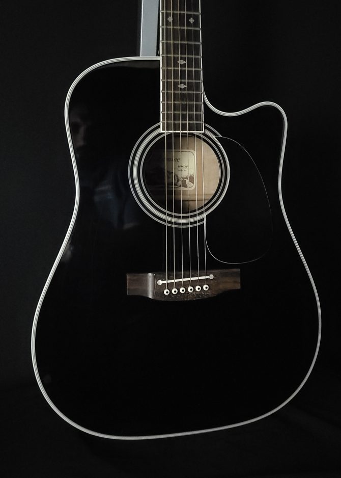 Takamine EF341SC Black Acoustic Guitar 2005