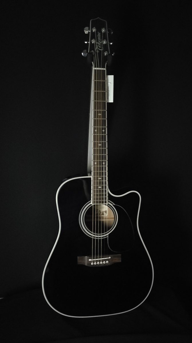 Takamine EF341SC Black Acoustic Guitar 2005
