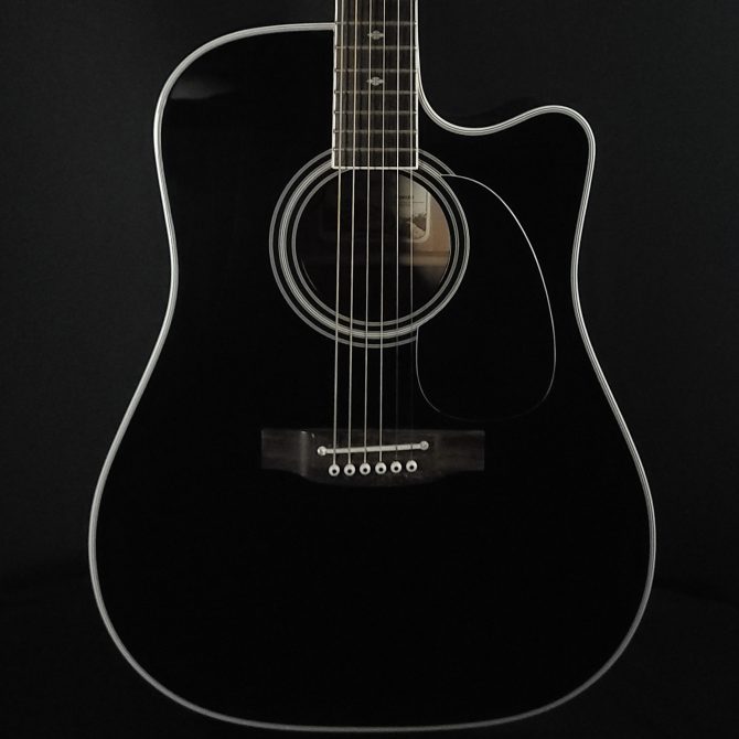 Takamine EF341SC Black Acoustic Guitar 2005
