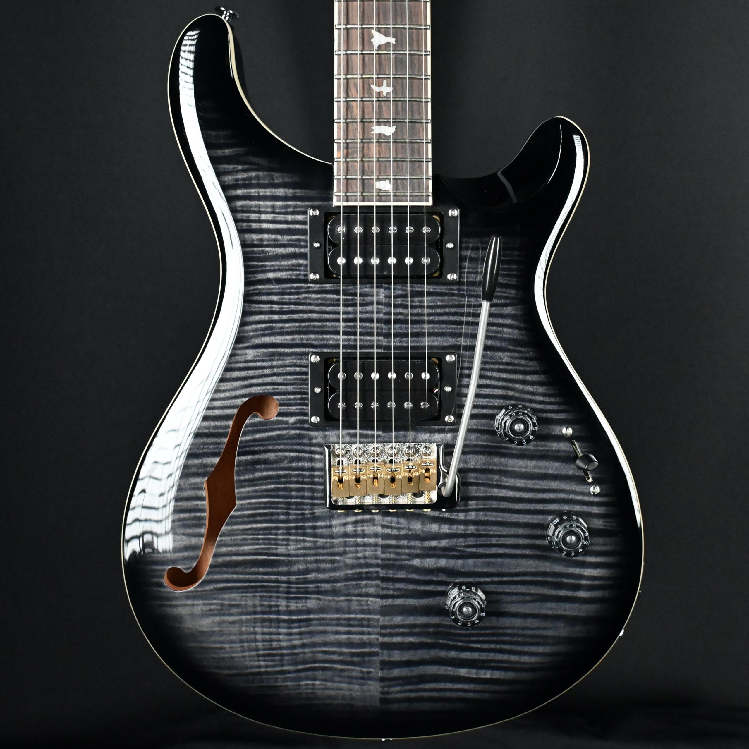 ギター mamePRS SE Custom24 Chacoal Burst Platinum PRS Custom 24 10-Top Electric Guitar Charcoal Burst