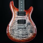 PRS SE Custom 24-08 Quilt Charcoal Cherry Burst #661
