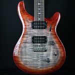 PRS SE Custom 24 Charcoal Cherry Burst #556
