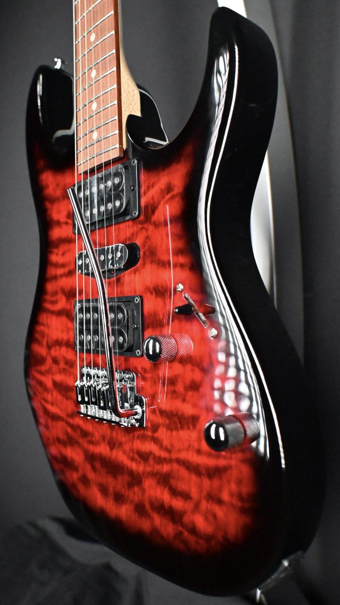 Ibanez Gio Series GRX70QA-TRB Transparent Red Burst #525