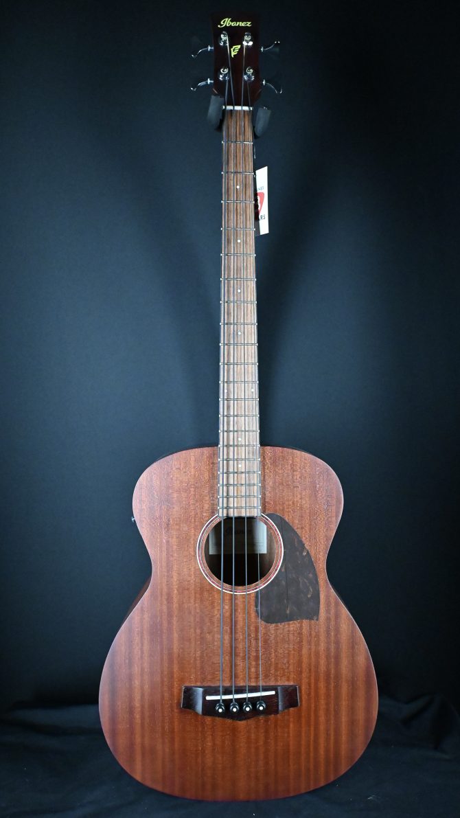 Ibanez PCBE12MH-OPN Open Pore Natural 4-String Acoustic Bass #480