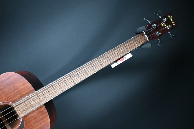 Ibanez PCBE12MH-OPN Open Pore Natural 4-String Acoustic Bass #480